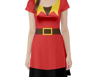 Gaston Disneybound Short Sleeve Dress