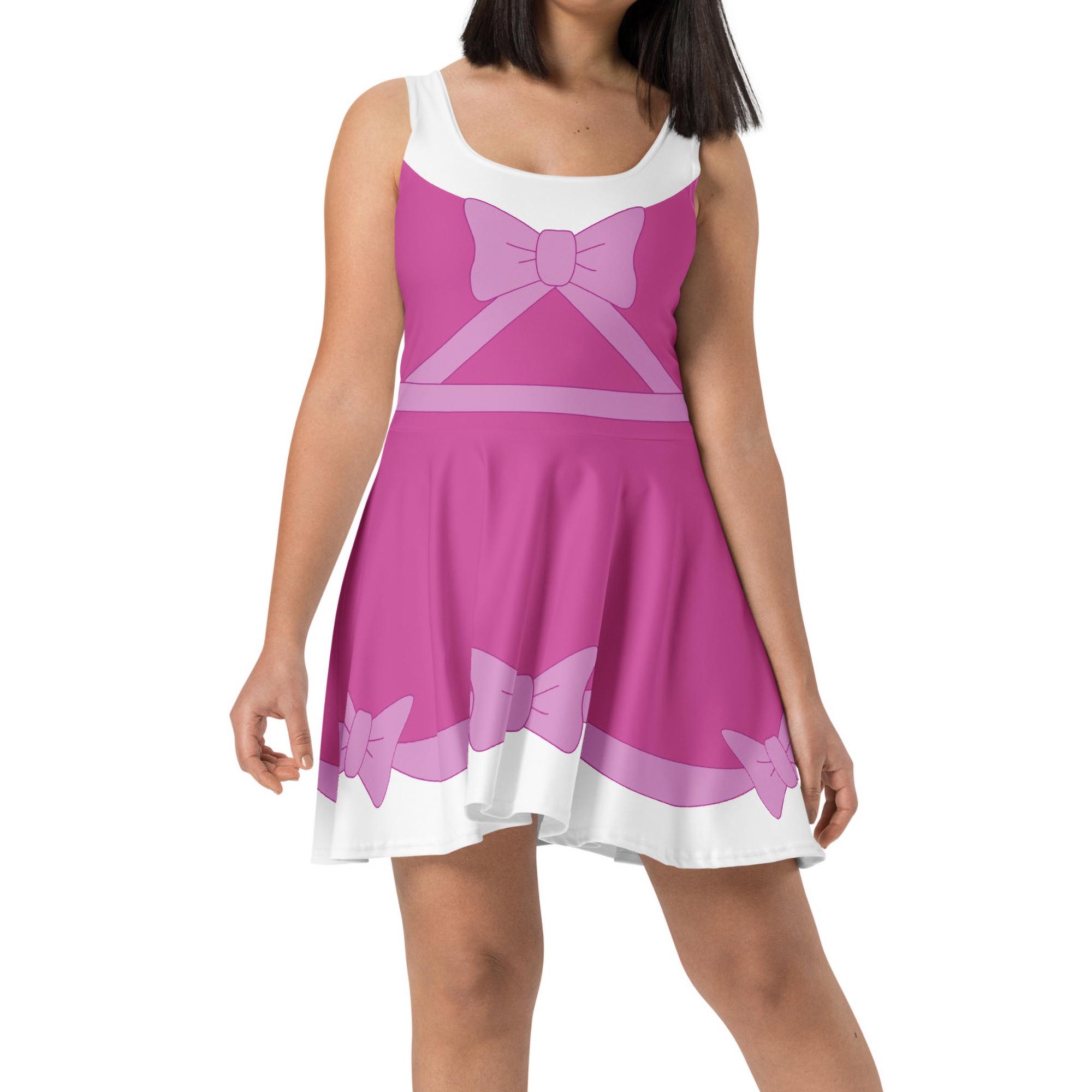 cinderella skater dress Cinderella Transformation Skater Dress With Apron Disneybound Princess Costume