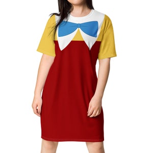 Tweedle Dee and Tweedle Dum Costume Oversized T-shirt Dress - Made to Order