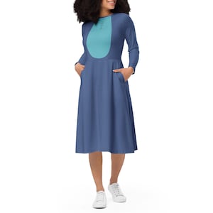 Stitch Costume Long Sleeve Midi Dress - Made to Order