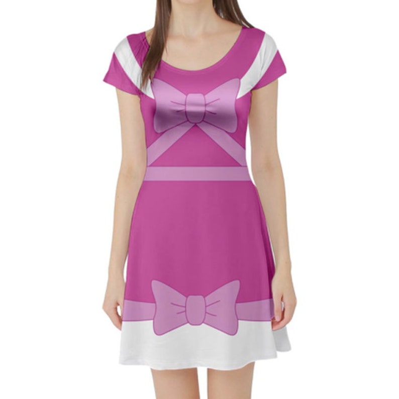 Cinderella Pink Disneybound Short Sleeve Dress - Etsy