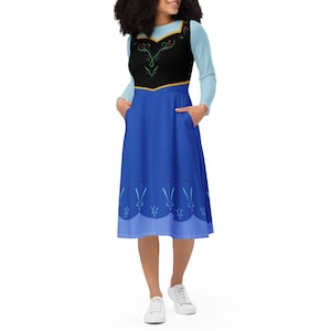 Anna Costume Long Sleeve Midi Dress - Made to Order