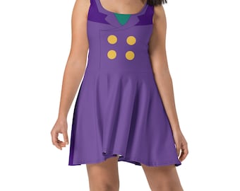 Darkwing Costume Skater Dress - Made to Order