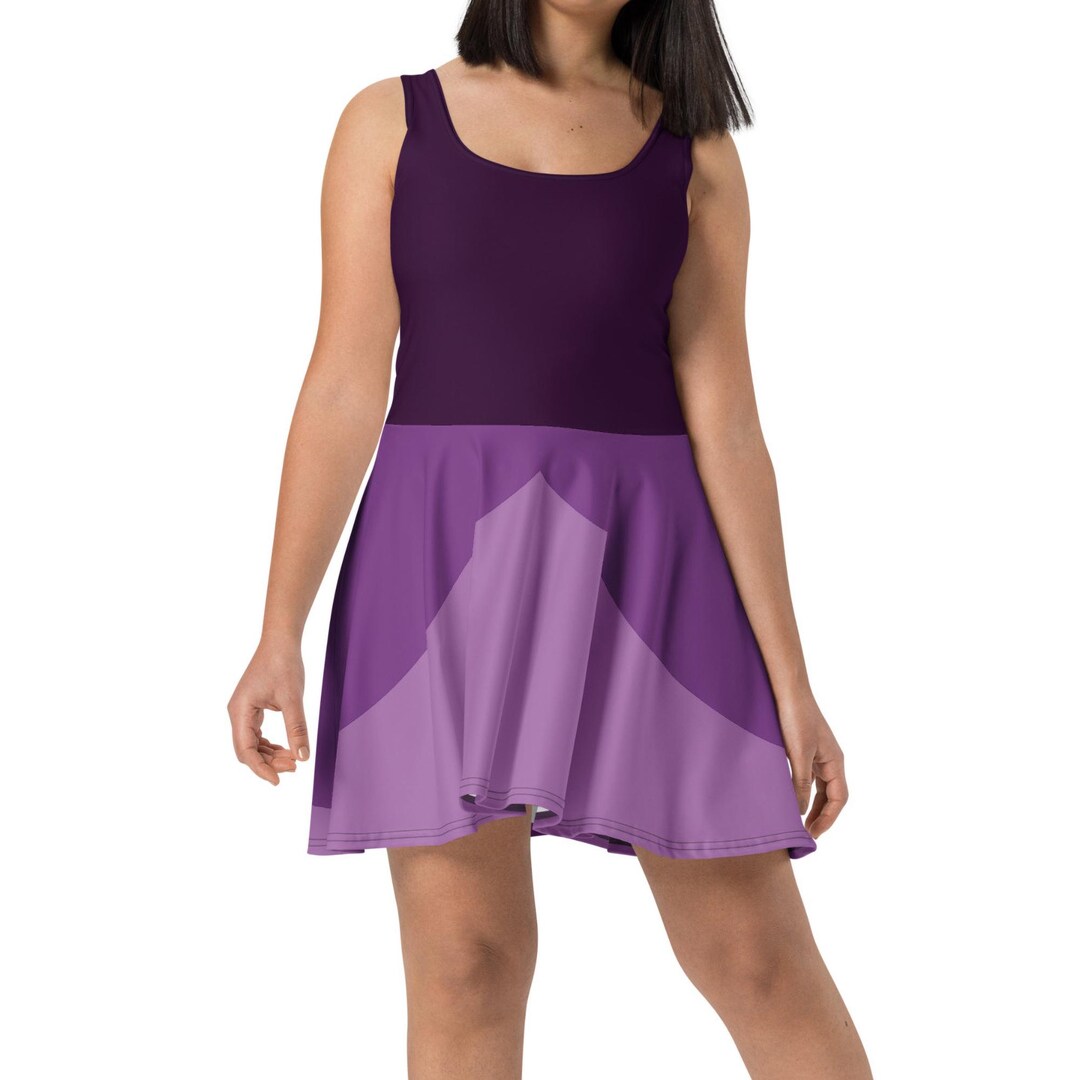 Anastasia Printed Skater Mini Dress