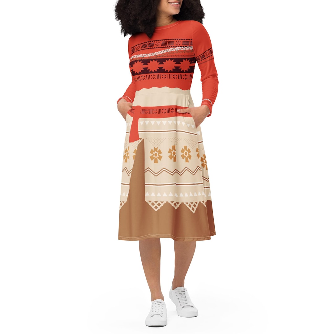 Moana Orange Dress