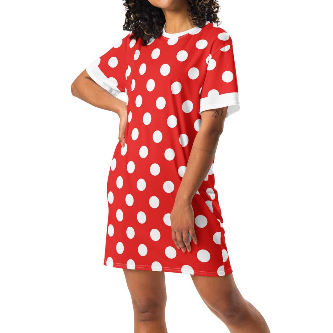 minnie mouse t shirt dress womens Minnie Costume Oversized T-shirt dress- Made to Order
