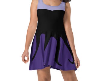 Ursula Costume Skater Dress - Made to Order