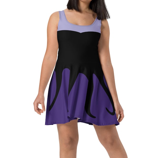 Ursula Costume Skater Dress - Made to Order