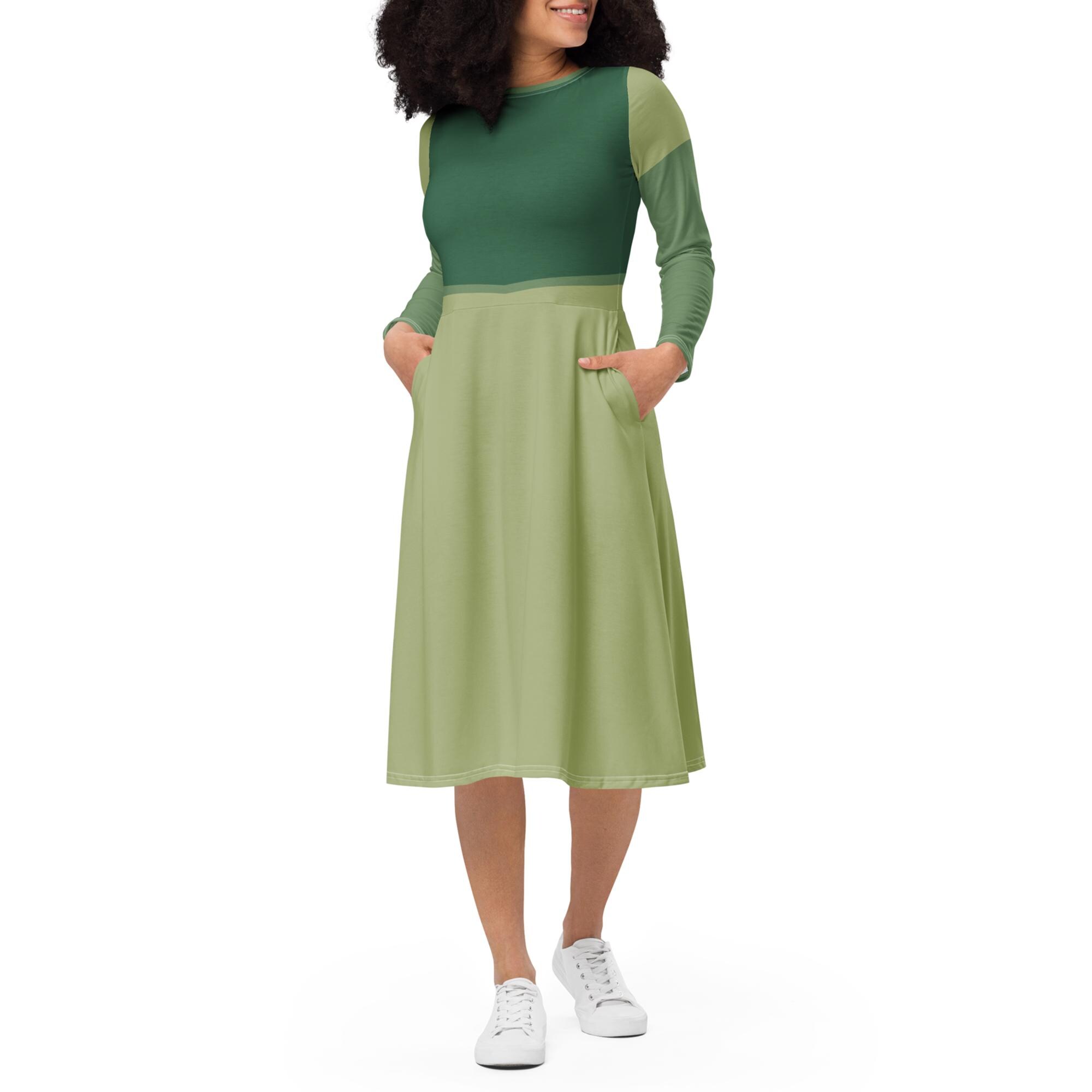 casual maxi dress long sleeve Elmont Long Sleeve Maxi Dress main image 1