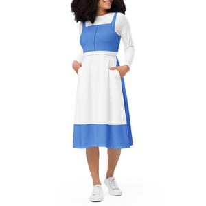 Belle Costume Long Sleeve Midi Dress - Made to Order