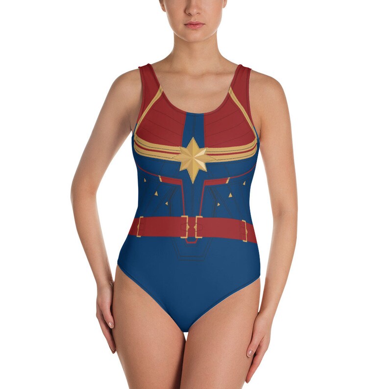 8th for Christmas Captain Marvel Swimsuit image 0.