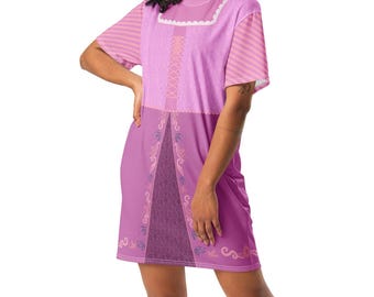 Rapunzel Costume Oversized T-shirt Dress - Made to Order