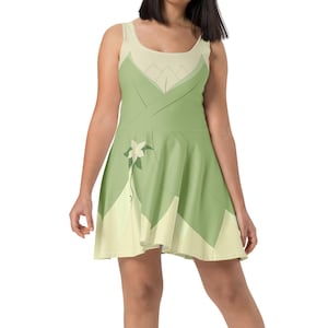 Tiana Costume Skater Dress - Made to Order