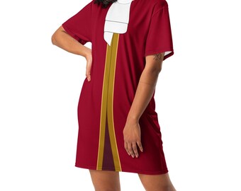 Captain Hook Costume Oversized T-shirt Dress - Made to Order