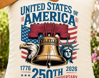 USA 250-årsjubileum Liberty Bell Eagle Patriotisk väggkonst Amerikansk självständighetsdekor Gåvatryck