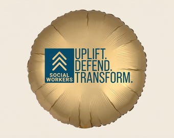 Social Work Celebration Foil Balloon