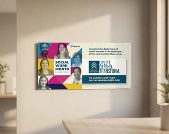 Social Work Month Vinyl Banner