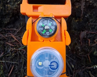 Wading Belt - Orange Clip/Black Strap