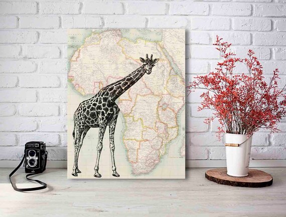 giraffe room decor