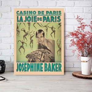 Josephine Baker Poster, French Gifts, French Wall Decor