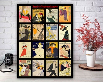 Henri de Toulouse Lautrec Arte, Decorazione murale francese, Pittore francese