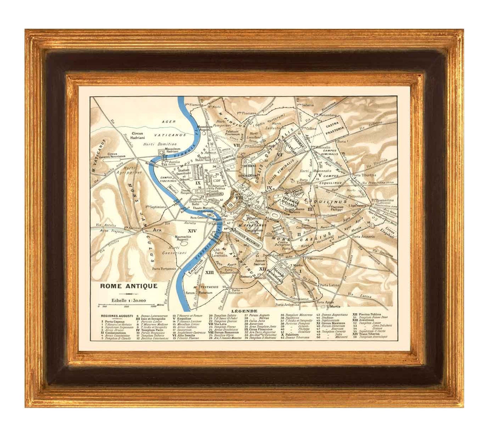 Ancient Rome Map Roman Wall Art Rome Lovers Gifts Rome Etsy