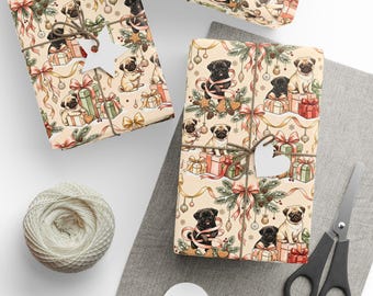 Pug Wrapping Paper