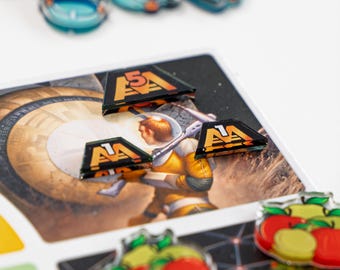 Moon Colony Blood Bath Bundle | Acrylic Game Tokens