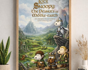 Lord Snoopy Middle-earth Fantasy Art Print (digitale download)