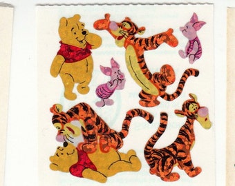 Sleepy-time Pooh Stickers Vintage Picnic-time Pooh Rainy Day Pooh YOUR CHIOCE Sandylion Winnie-the-Pooh Maxi Sticker Sheet