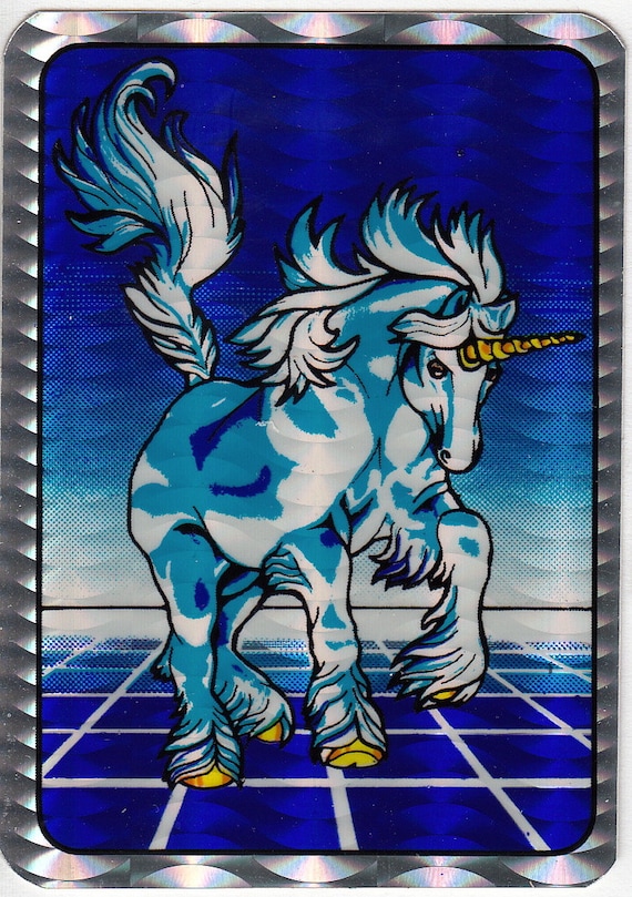 Fantasy Unicorns and Harlequins Vintage Vending Machine Prism