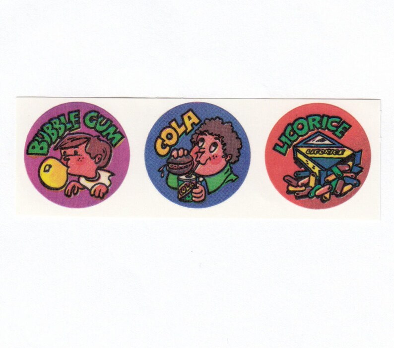 Gordy Cherry Vintage Scratch /& Sniff Sticker