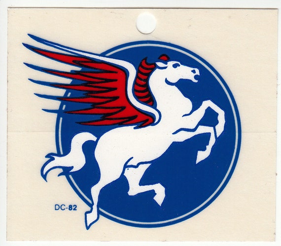 Vintage 1980s Pegasus Sticker
