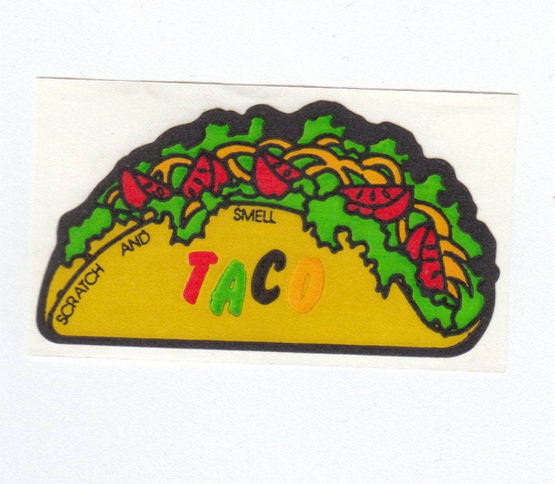 Mello Smello French Fries Excellent!! Vintage Scratch /& Sniff Stickers
