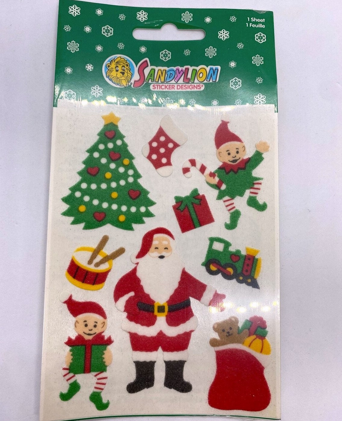 【爆買い！】 Christmas Celebration Sticker Maxi Fuzzy Vintage Sandylion テープ・マスキングテープ