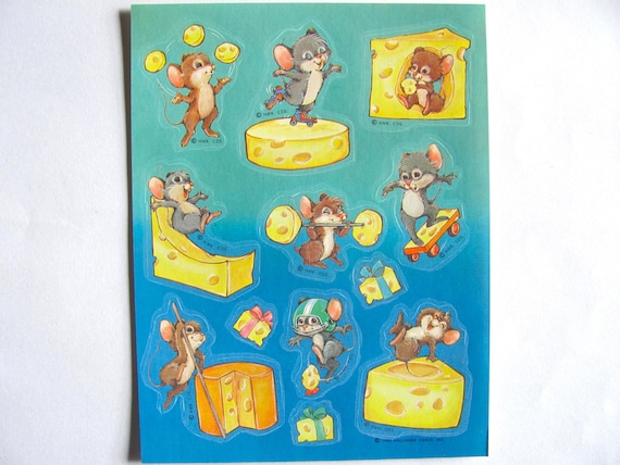 Vintage 1980s Rare 3M Cheese Sticker