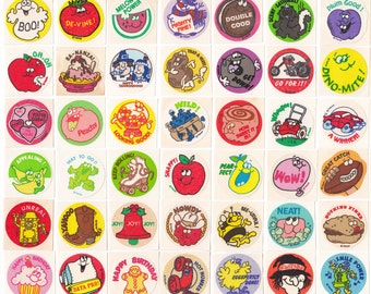 1980s Trend Scratch And Sniff Glossy Neat Soap Stinky Stickers Single with TM 