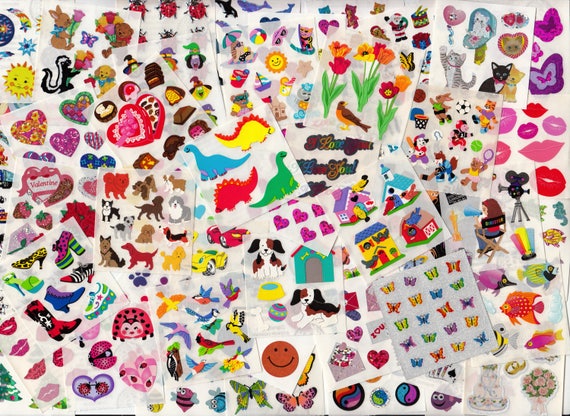 Sandylion Huge Surprise Lot of 50+ Modules of Stickers - Cat