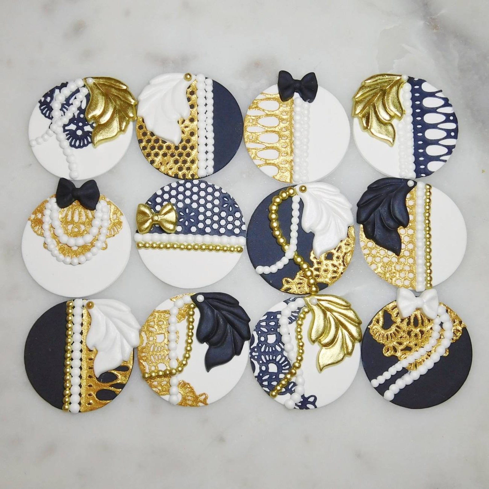 Great Gatsby cupcake toppers | Etsy