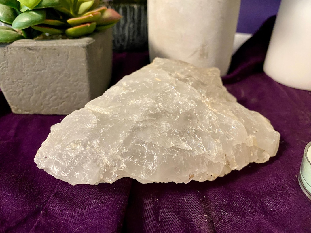 Milky Courts Rocks Raw Clear Milky Quartz Crystal Rough Stone .38kg/.84lbs - Etsy