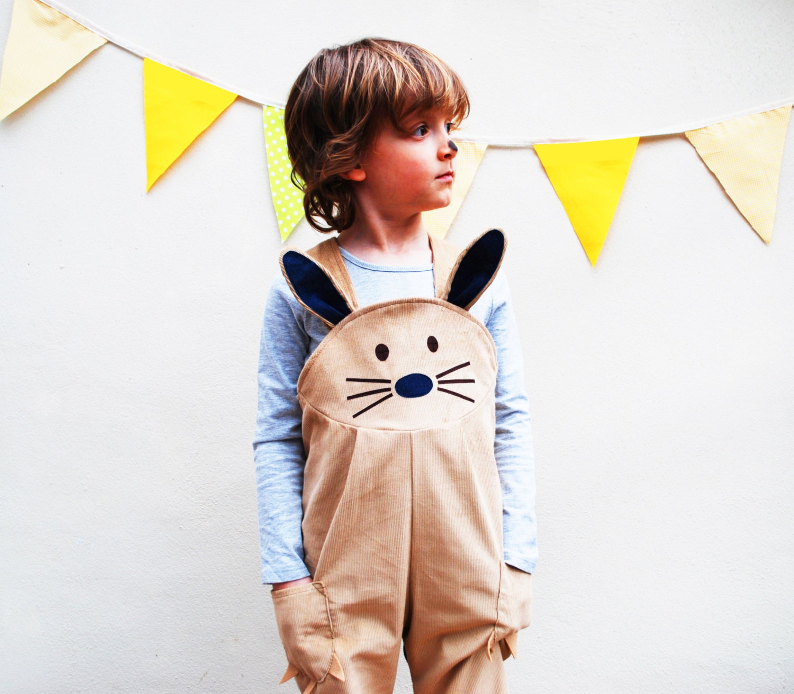 Bunny Rabbit Dungaree Overalls for Children. - Etsy