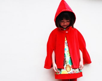 Wild Things Red riding hood cape jacket