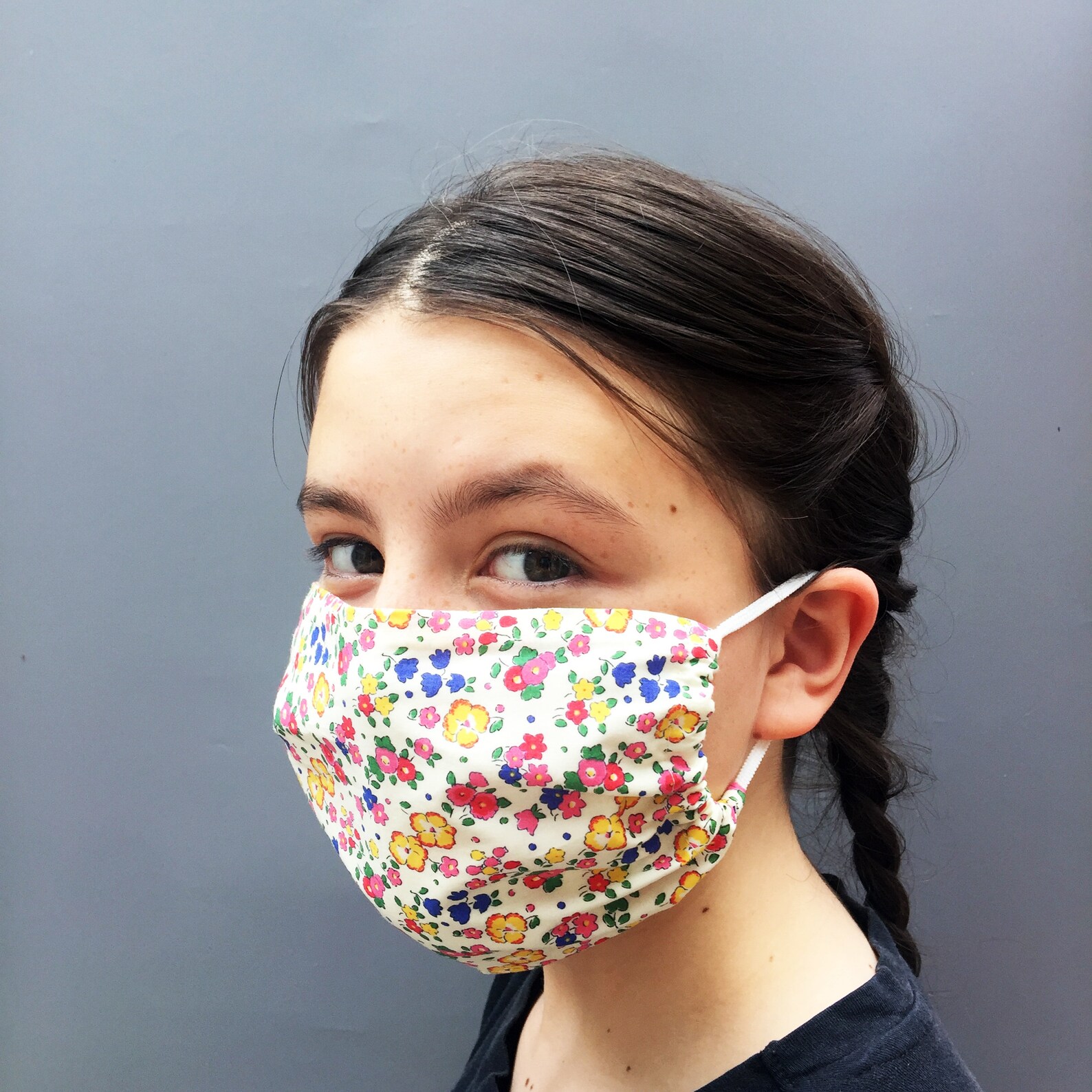 Simple Face Mask in Pure Cotton liberty Print Kids Face Mask Etsy UK