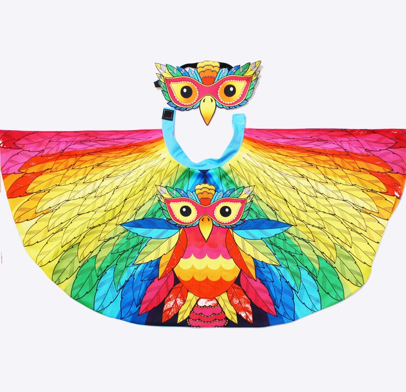 Rainbow bird festival carnival outfit image 3