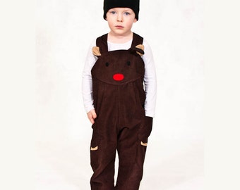 Reindeeer Dungaree Overalls for Children