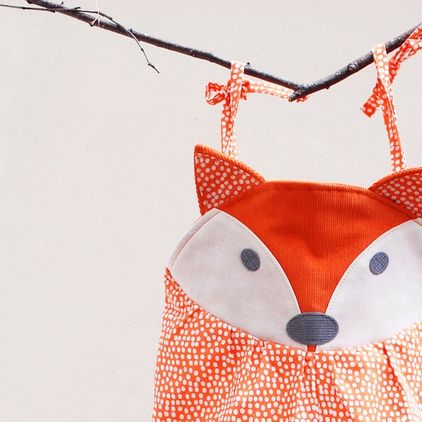 Fox summer baby romper.