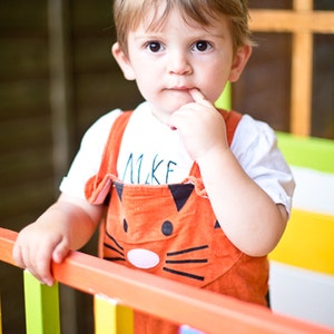 Tiger dungaree overall image 2