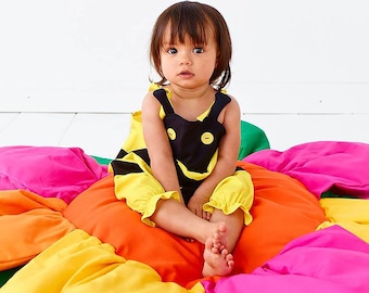 Baby Girls Cute Bumble Bee Mini Beast Carnival Festival Fancy Dress Costume Outfit 6-24 Months 12-24 Months