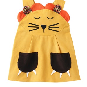 Sleepy lion character dress by Wild Things, image 4