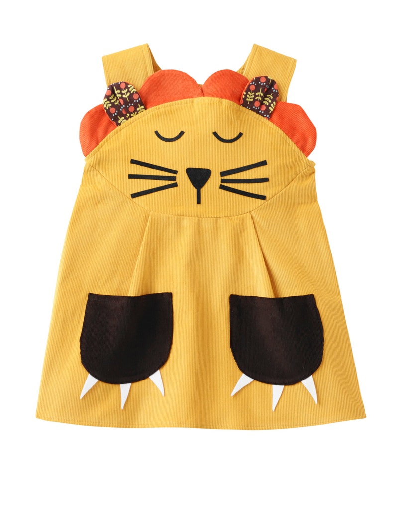 Sleepy lion character dress by Wild Things, image 4